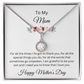 Eternal Hope Necklace/ To My Mom Happy Mother's Day Love, Son