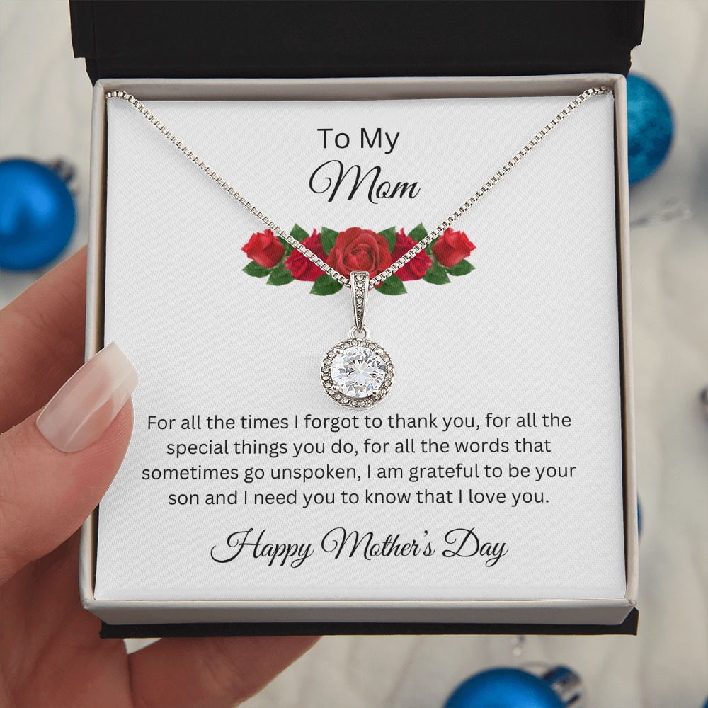 Eternal Hope Necklace/ To My Mom Happy Mother's Day Love Son