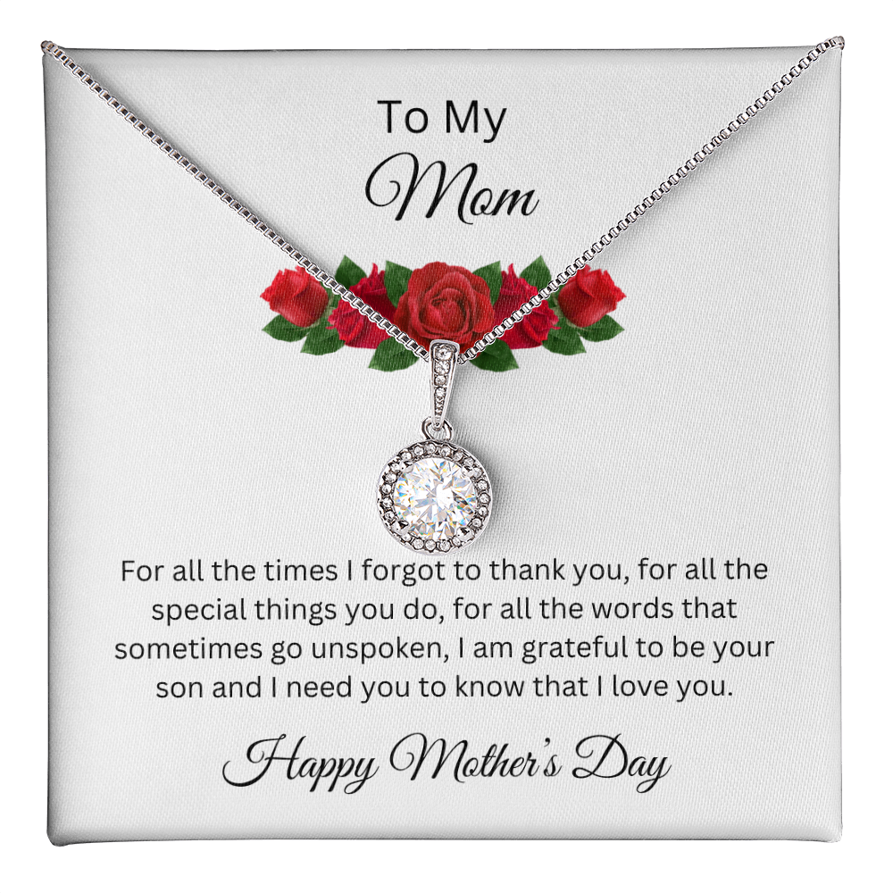 Eternal Hope Necklace/ To My Mom Happy Mother's Day Love Son