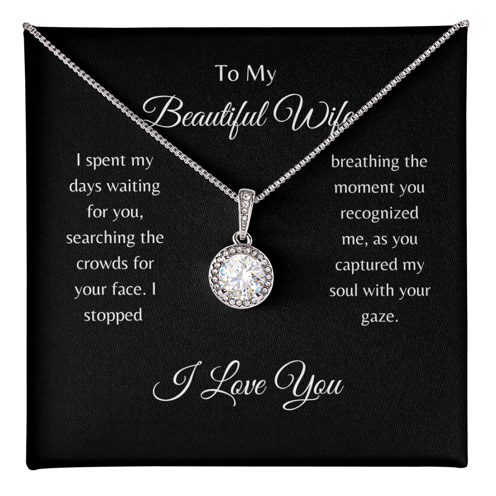 To My Beautiful Wife/ Eternal Hope Necklace