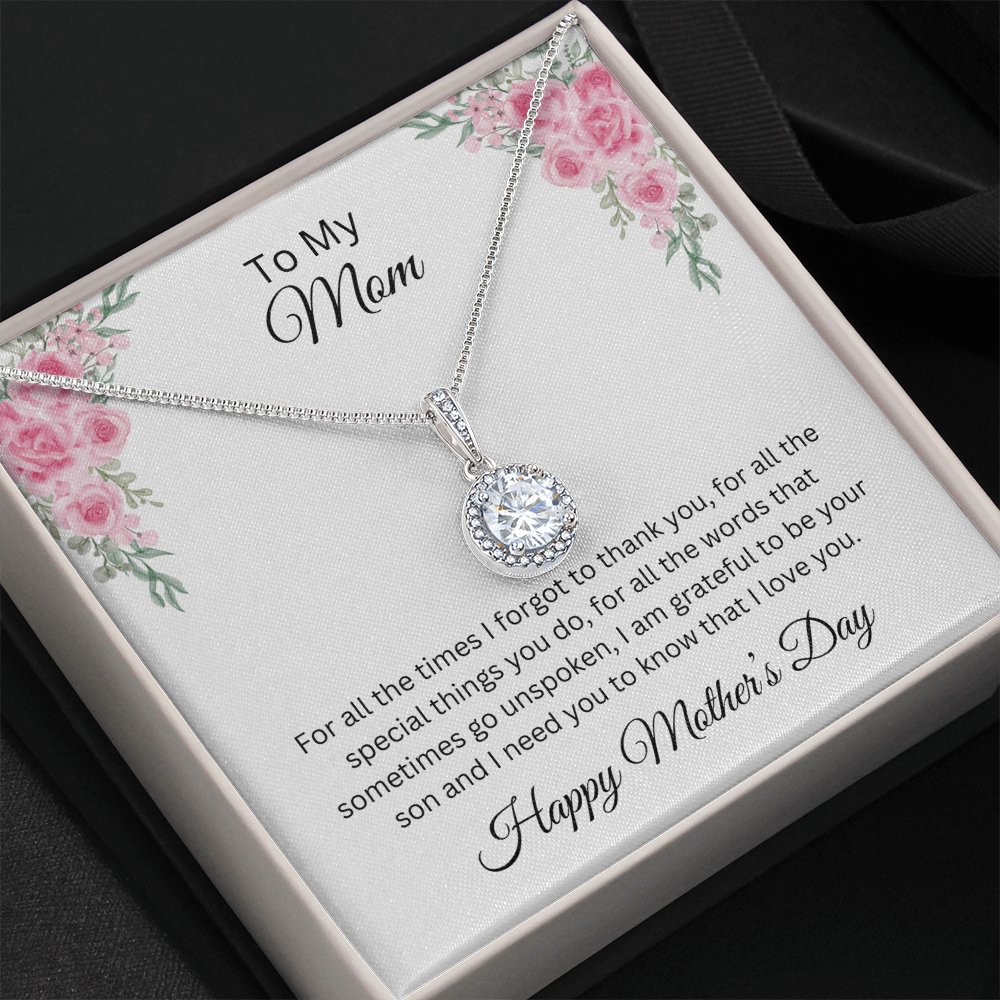 Eternal Hope Necklace/ To My Mom Happy Mother's Day Love Son