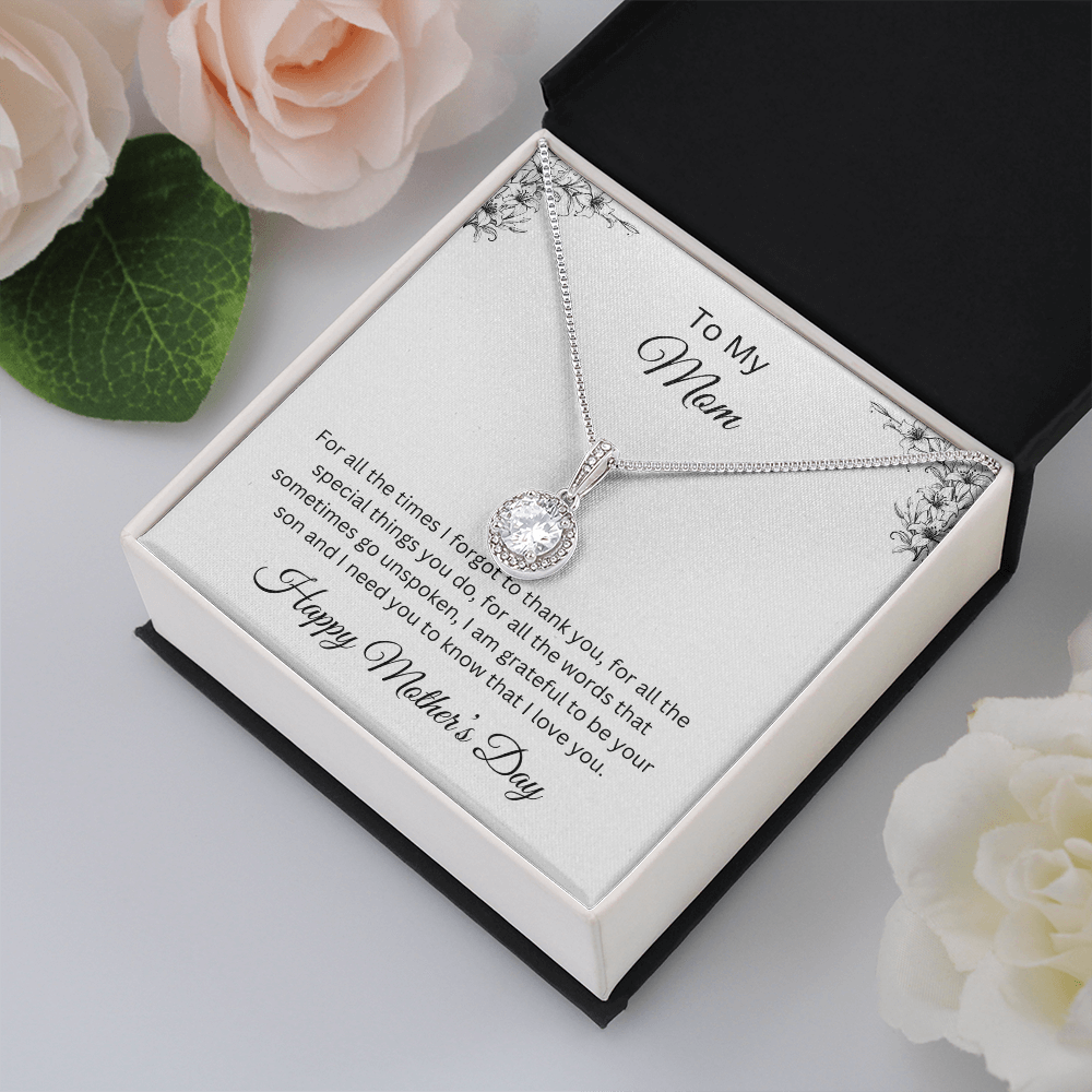 Eternal Hope Necklace/To Mom Happy Mother's Day Love Son