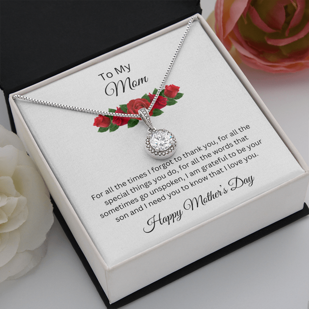 Eternal Hope Necklace/ To My Mom Happy Mother's Day Love Son