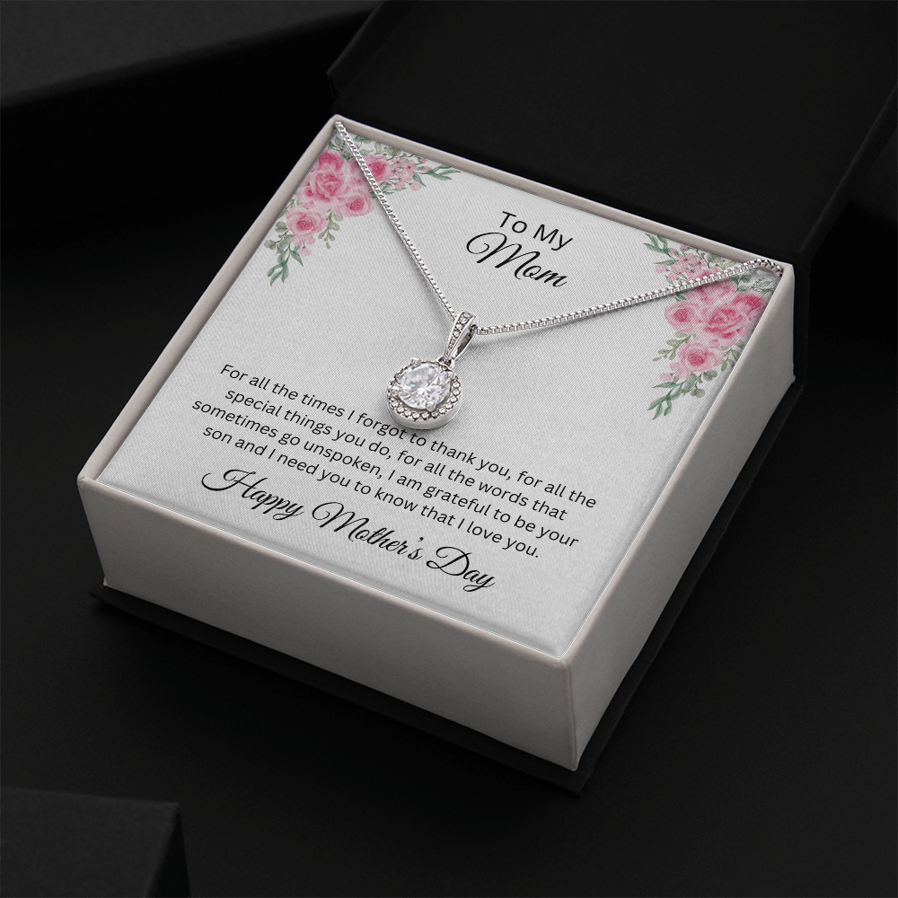 Eternal Hope Necklace/ To My Mom Happy Mother's Day Love Son