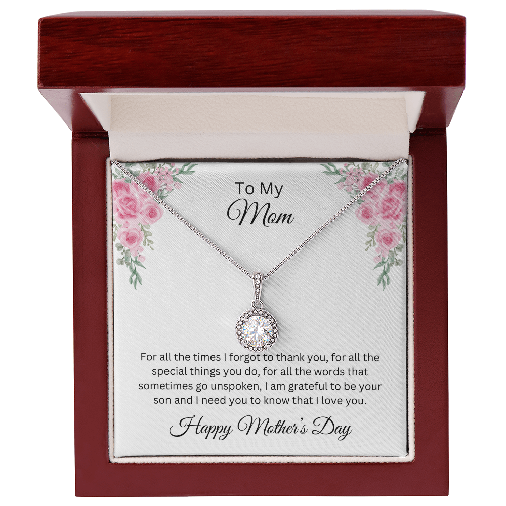 Eternal Hope Necklace/ To My Mom Happy Mother's Day Love Son