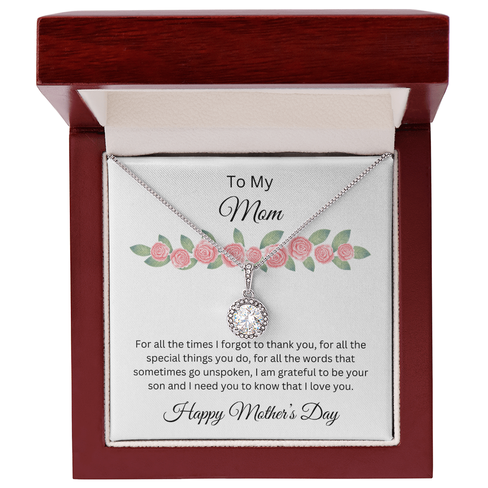 Eternal Hope Necklace/ To My Mom Happy Mother's Day Love, Son