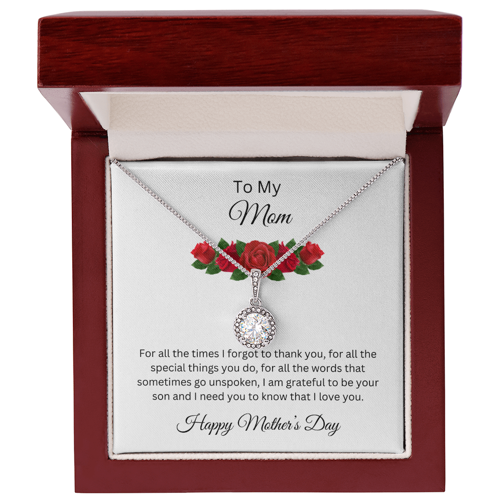 Eternal Hope Necklace/ To My Mom Happy Mother's Day Love Son