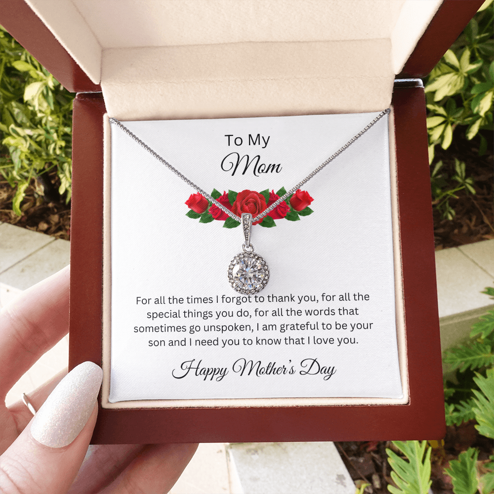 Eternal Hope Necklace/ To My Mom Happy Mother's Day Love Son