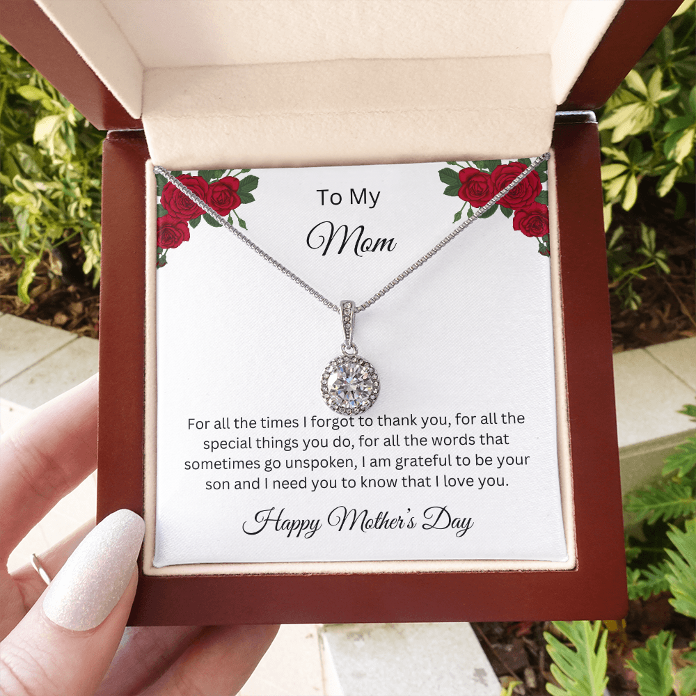 Eternal Hope Necklace/To My Mom Happy Mother's Day Love Son