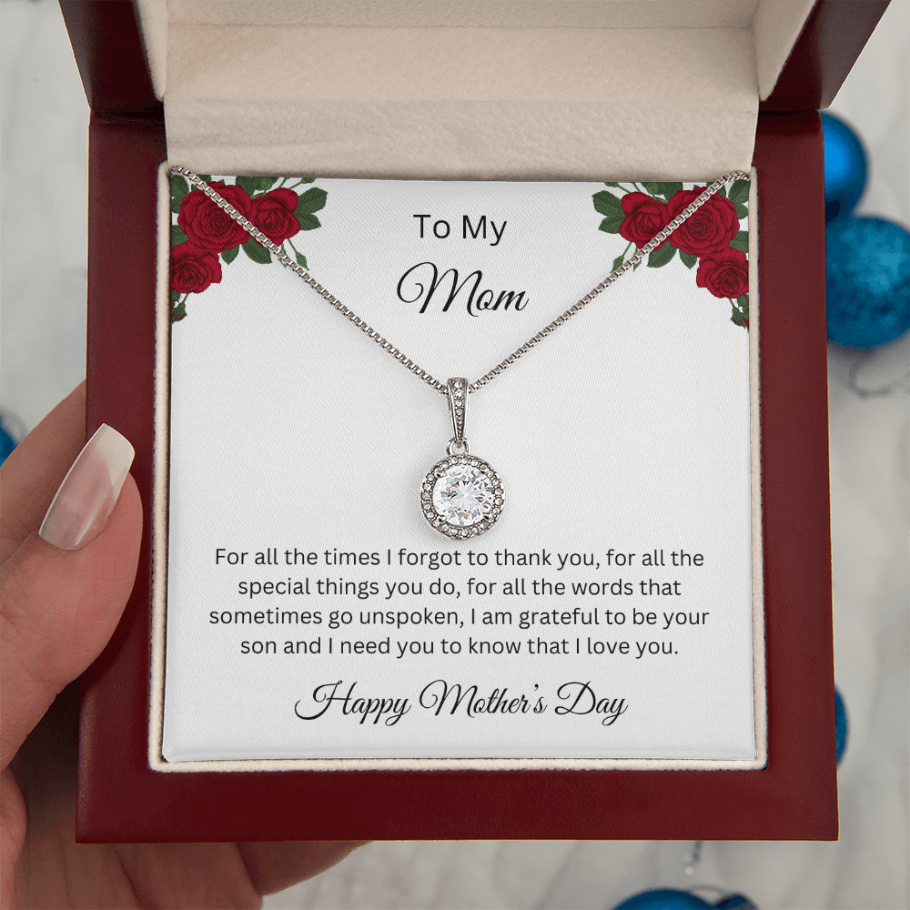 Eternal Hope Necklace/To My Mom Happy Mother's Day Love Son