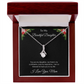 To My Beautiful Daughter Alluring Beauty Necklace