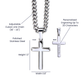 Cuban Link Chains w/ Artisan Cross/Father's Day