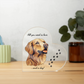 Acrylic Heart Shaped Plaque/ All you need is love, ...and a dog!