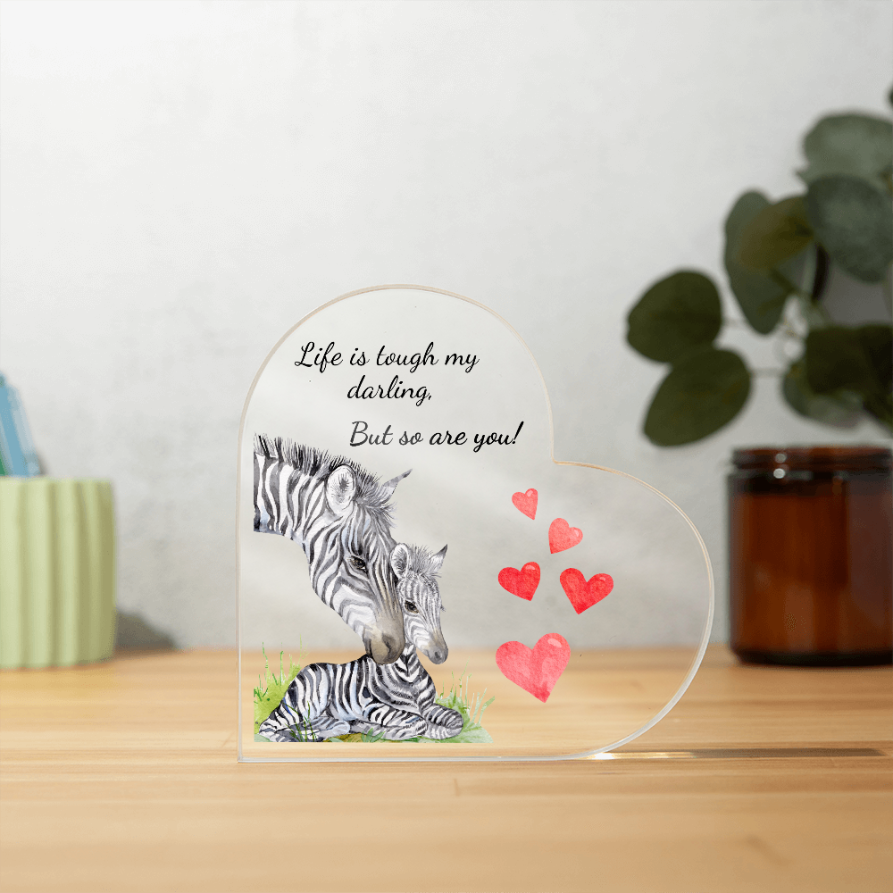 Acrylic Heart Plaque/Children