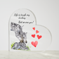 Acrylic Heart Plaque/Children