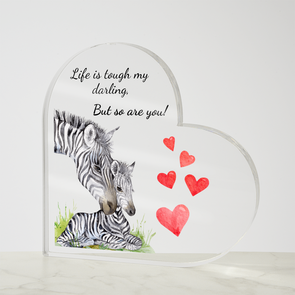 Acrylic Heart Plaque/Children