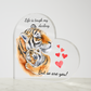 Acrylic Heart Plaque/Children