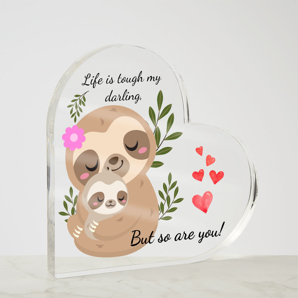 Acrylic Heart Plaque/Children