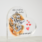 Acrylic Heart Plaque/Children