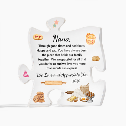 Nana/ We Love and Appreciate you/ Baking