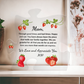 Acrylic Puzzle Plaque/Strawberry/Mom, We love and appreciate you