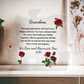 Acrylic Puzzle Plaque/Roses/Grandma, We love and appreciate you