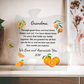 Acrylic Puzzle Plaque/Oranges/Grandma, We love and appreciate you