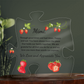 Acrylic Puzzle Plaque/Strawberry/Mimi, We love and appreciate you
