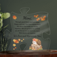 Acrylic Puzzle Plaque/Fall/ Mimi, We love and appreciate you