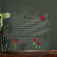 Acrylic Puzzle Plaque/Roses/Mom, We love and appreciate you