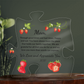 Acrylic Puzzle Plaque/Strawberry/Mom, We love and appreciate you