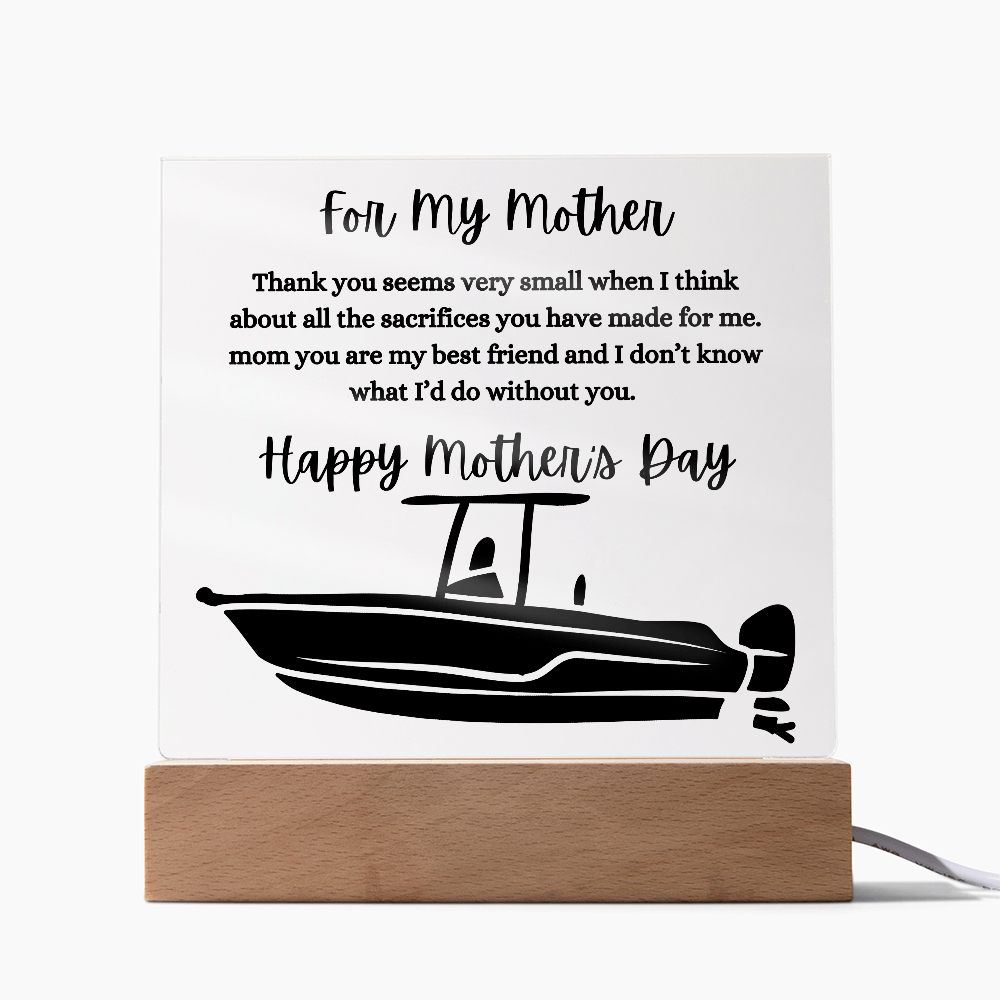 Acrylic Square Plaque/Happy Mother's Day