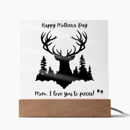 Acrylic square Plaque/Happy Mother's Day