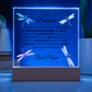 Acrylic Square Plaque From Mom To Daughter