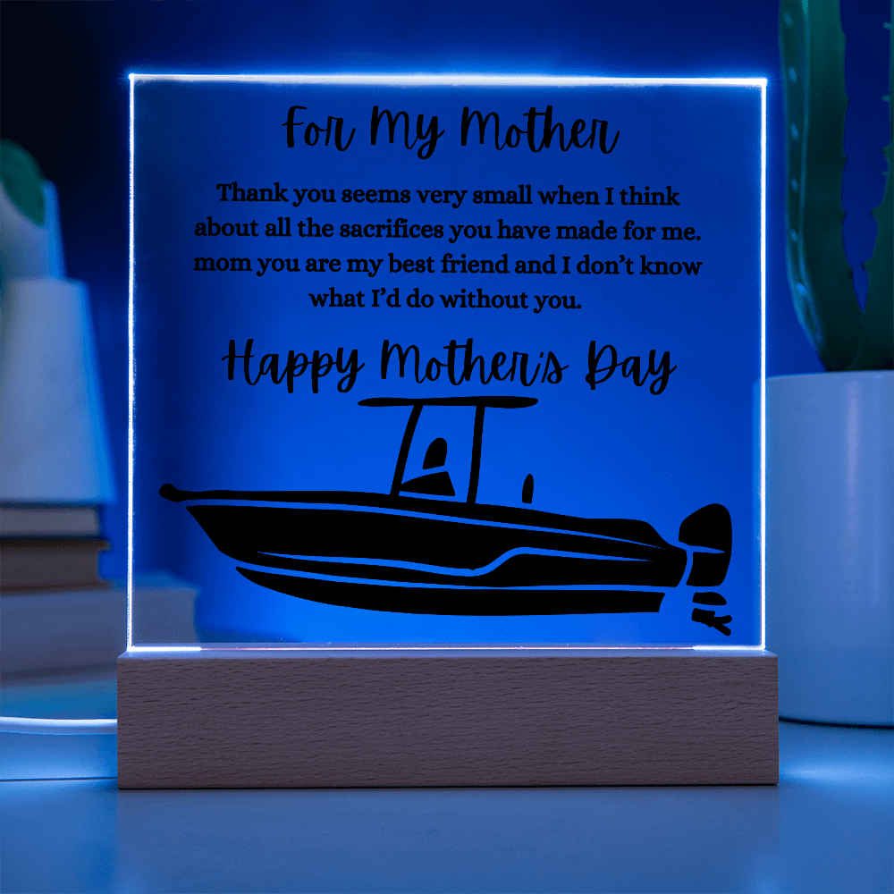 Acrylic Square Plaque/Happy Mother's Day