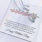 Forever Love Necklace/ To Mom Happy Mother's Day Love Son