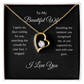 To My Beautiful Wife/ Forever Love Necklace