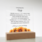 Acrylic Square Plaque/SunFlowers/To My Beautiful Wife