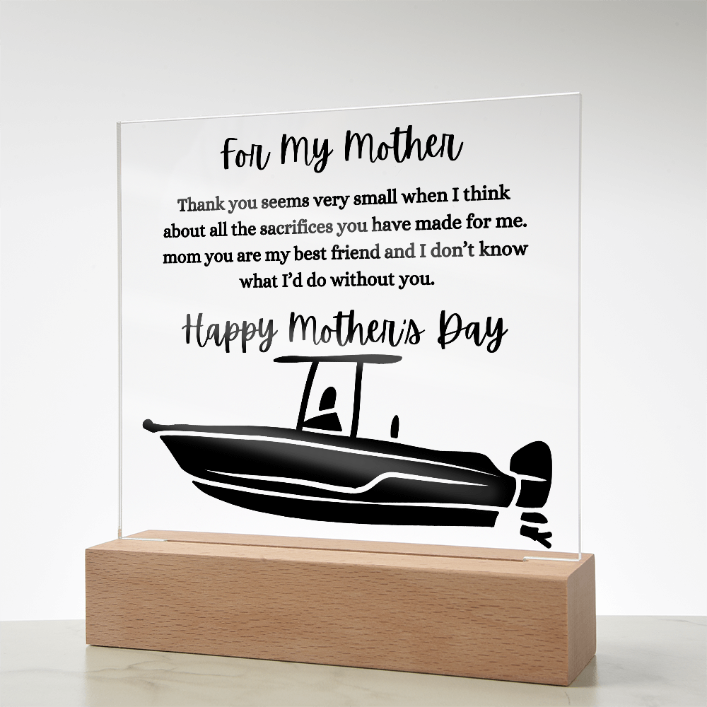 Acrylic Square Plaque/Happy Mother's Day