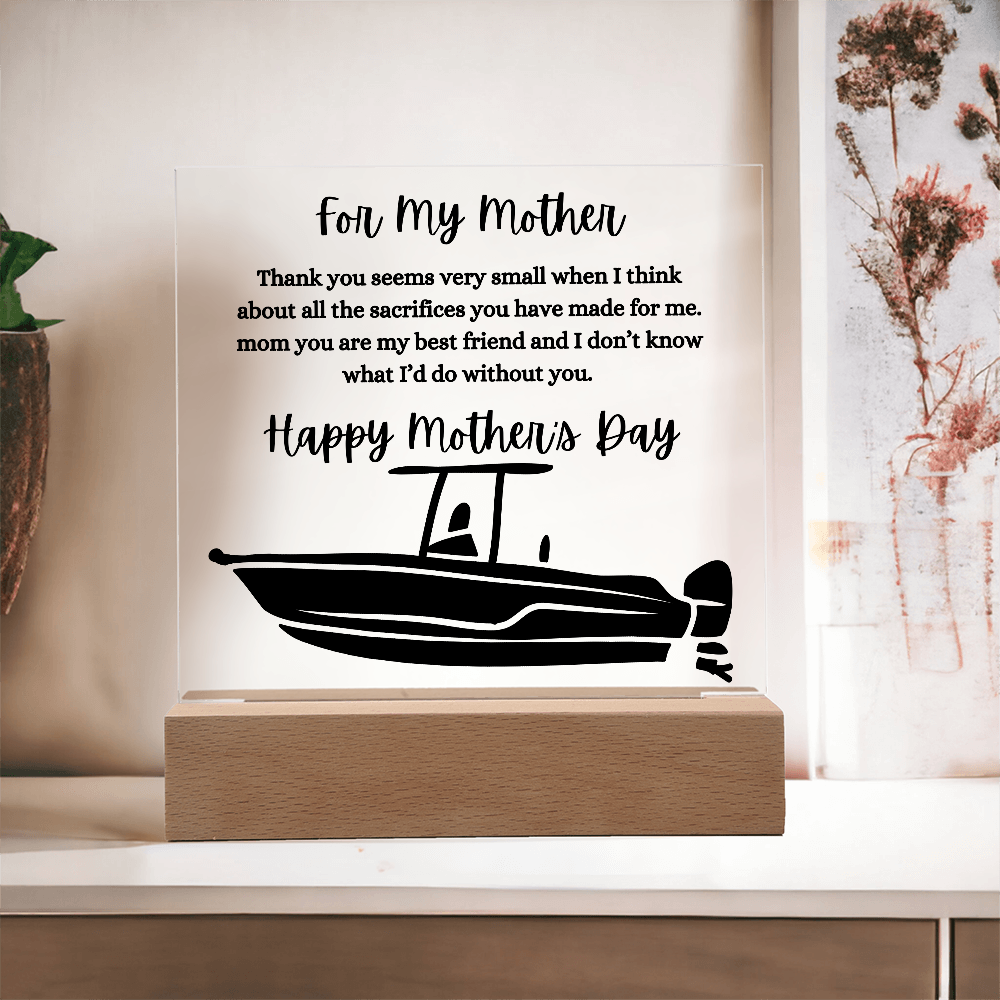 Acrylic Square Plaque/Happy Mother's Day