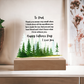 Acrylic Square Plaque/Happy Father's Day