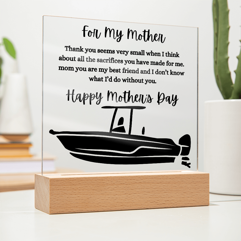 Acrylic Square Plaque/Happy Mother's Day