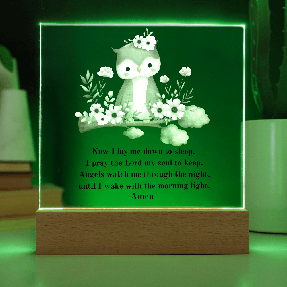 Acrylic Nursery Night Light