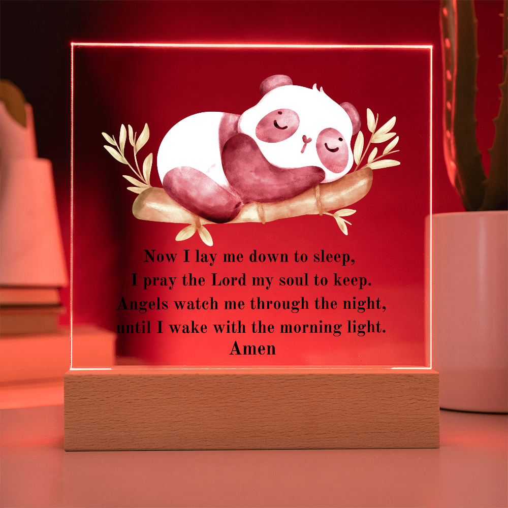 Acrylic Nursery Night Light