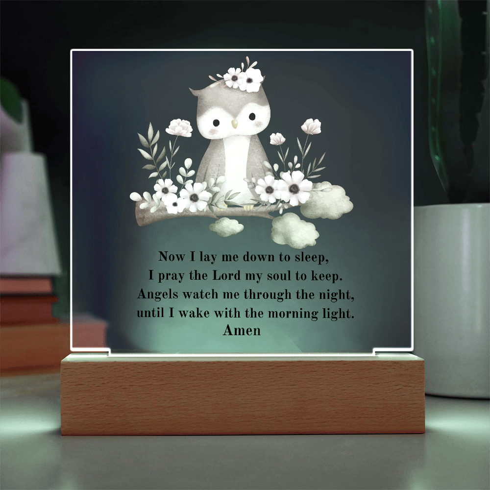 Acrylic Nursery Night Light